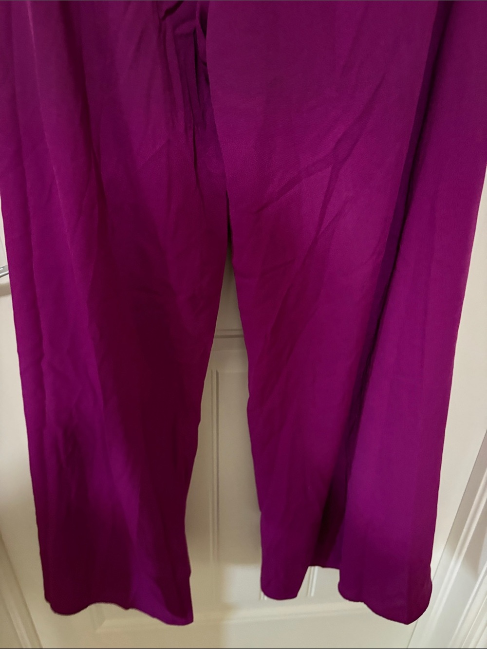 NWT Lulus Women's Wide-Leg Pants in Magenta Pink/Purple - Picture 10 of 12